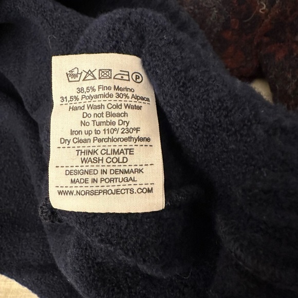 Norse Projects Birnir Fair Isle Sweater, size M - Picture 7 of 8